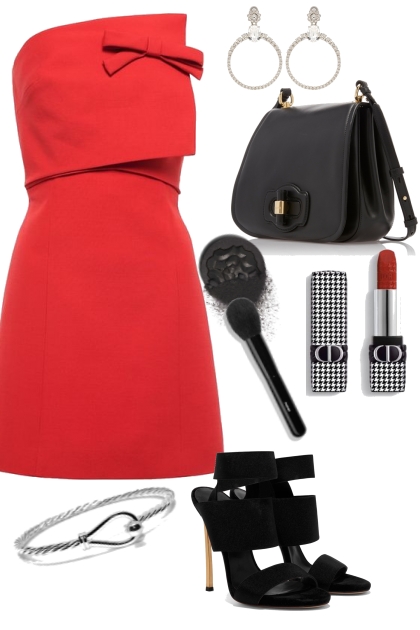 Little Red Dress- Fashion set