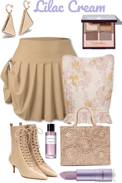 Lilac Cream- Fashion set