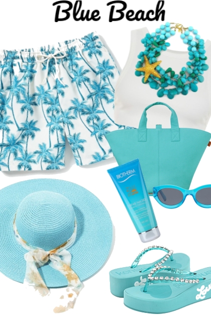 Blue Beach- Модное сочетание