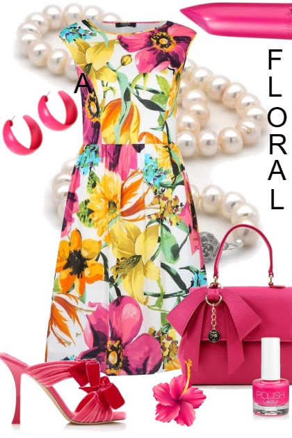 Floral Dress- Fashion set