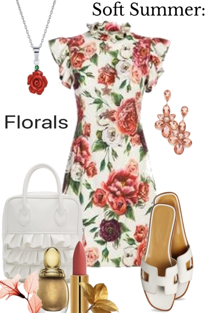 Soft Summer Florals- Modekombination