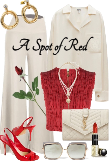 A Spot of Red- Fashion set