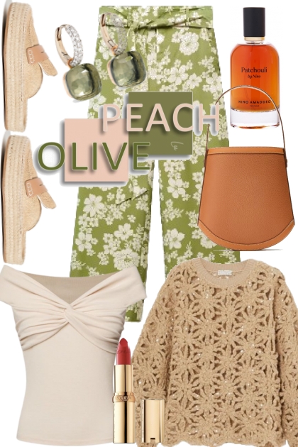 Olive Peach- Модное сочетание