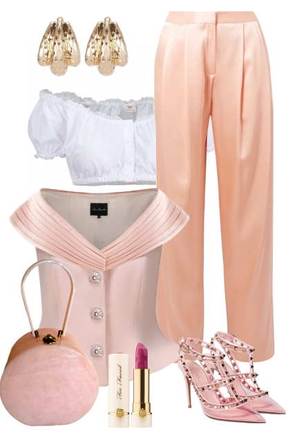 Pink Satin- Fashion set