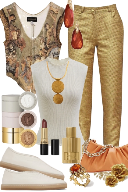 Golden Amber- Combinazione di moda