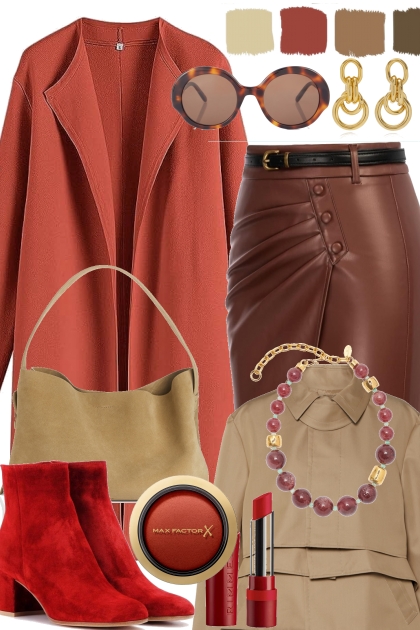 Autumn Elegance- Combinazione di moda