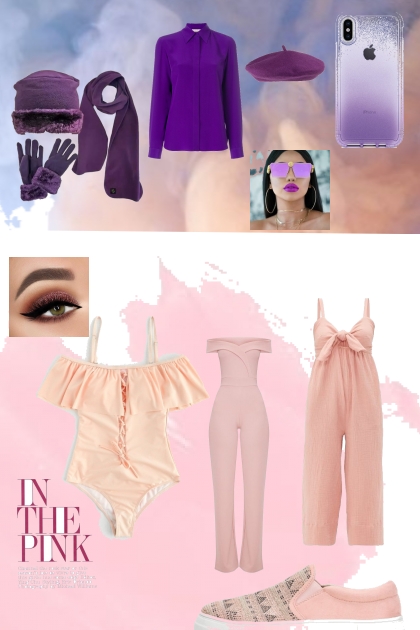 pink-purple day- Fashion set