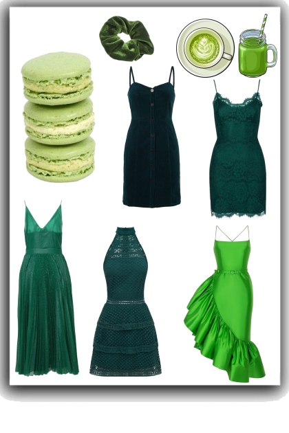 GREEN- Fashion set