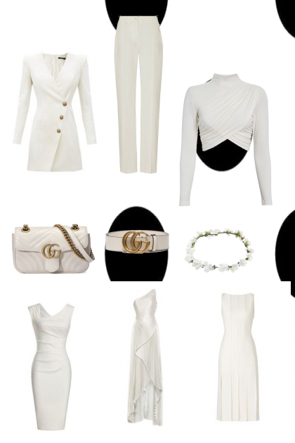 White winter- combinação de moda