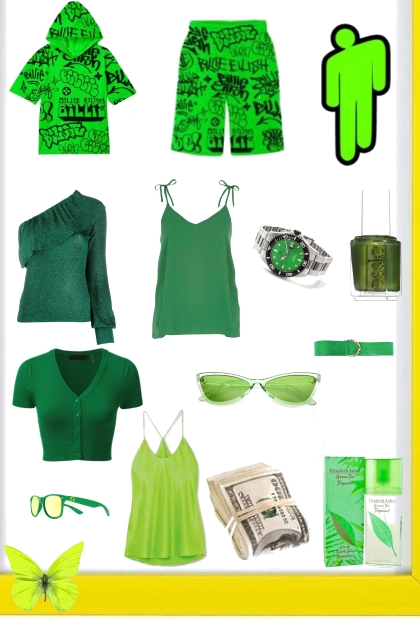 Green!!- Combinaciónde moda