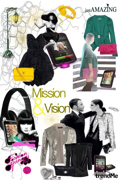 Mission   Vision = Just amazing- Модное сочетание