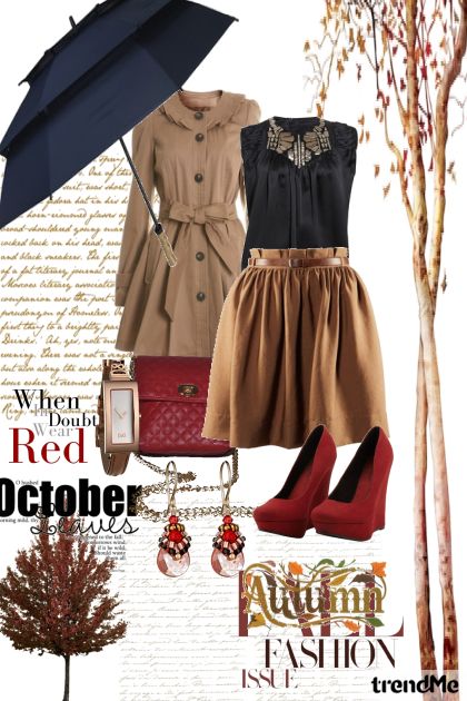 Autumn love- combinação de moda