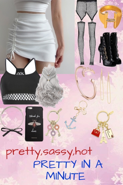 pretty and sassy - combinação de moda