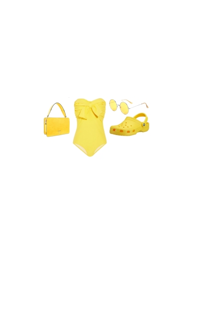 yellow- combinação de moda