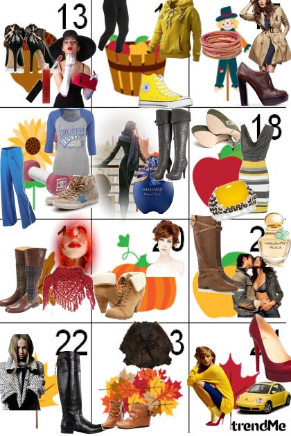 Jesenski kalendar- Fashion set