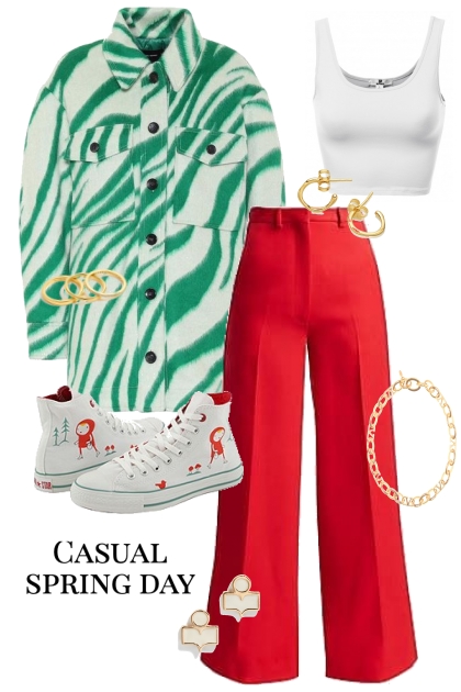 casual spring day - Fashion set