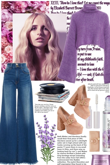 Purple Rain- combinação de moda