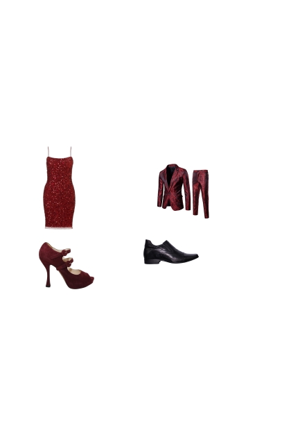 christmas party outfit for him and her - Модное сочетание