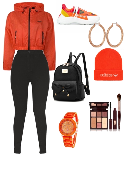 orange set- Fashion set