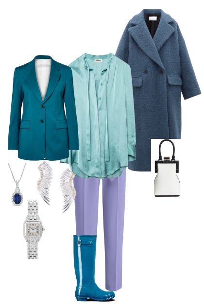 blue- Модное сочетание