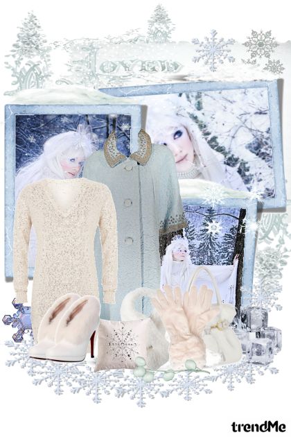 Nježna  zima- combinação de moda