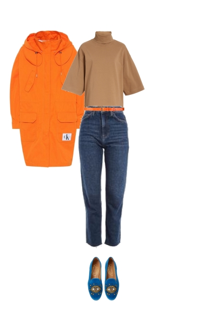 orange sportlich- Combinaciónde moda