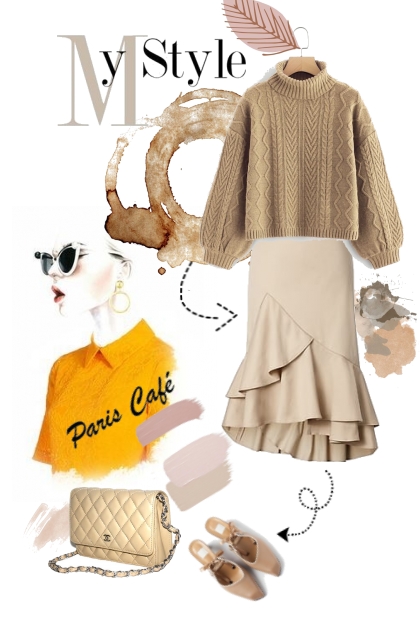 Paris cafe- Fashion set