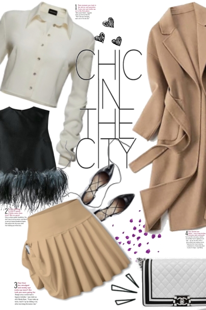 Chic in the city beige - Fashion set