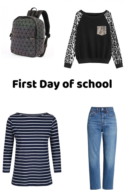 First Day of School- Combinaciónde moda