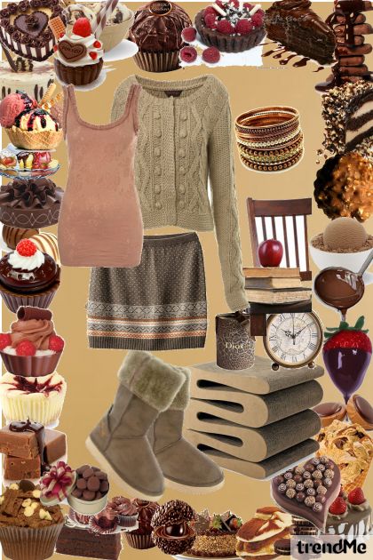 Chocolate girl- Modna kombinacija