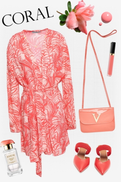 256/ Coral- Fashion set