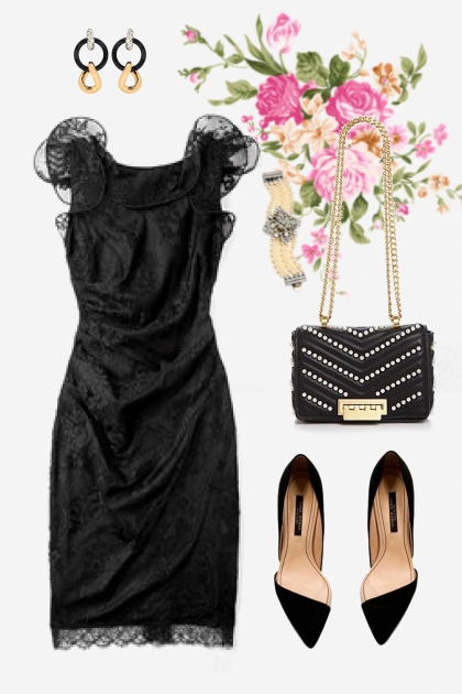 278/ Black- Fashion set