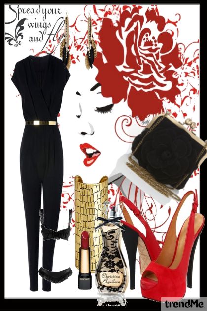 red&black- Combinaciónde moda