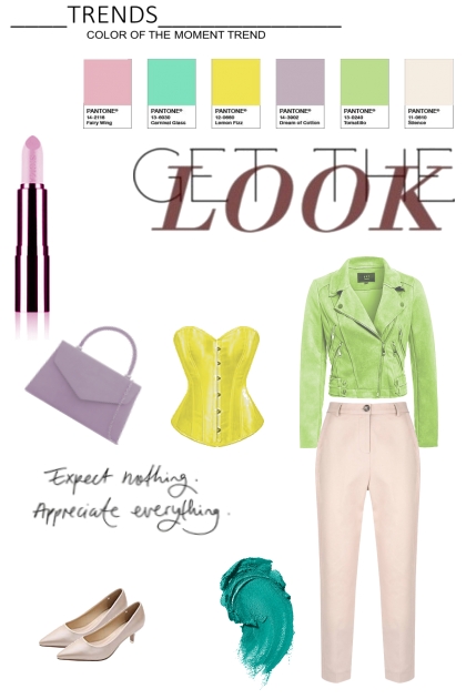 Spring 2021 - Pantone colour trend &#38;#39;intoxicating&#38;#39;- combinação de moda