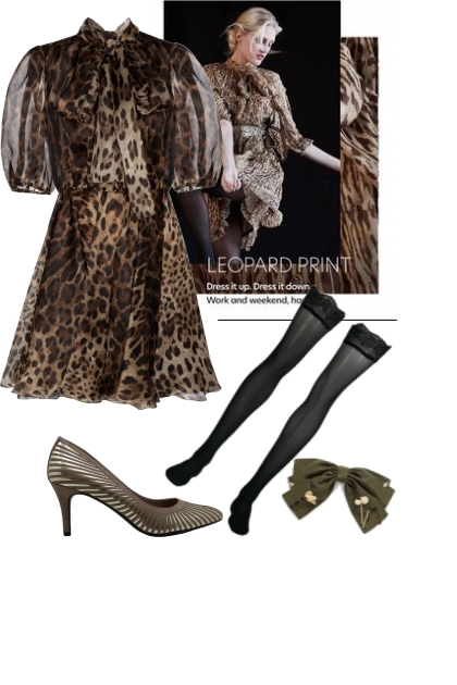 Leopard woman- Combinaciónde moda