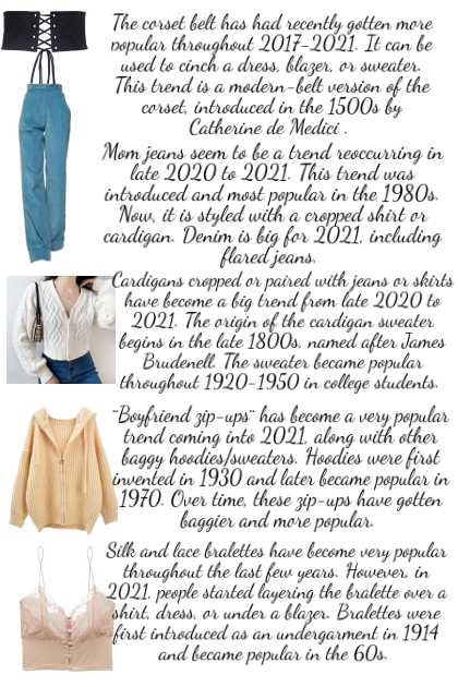 Reoccurring trends in 2021- Combinazione di moda