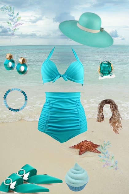 Beach Babe- combinação de moda