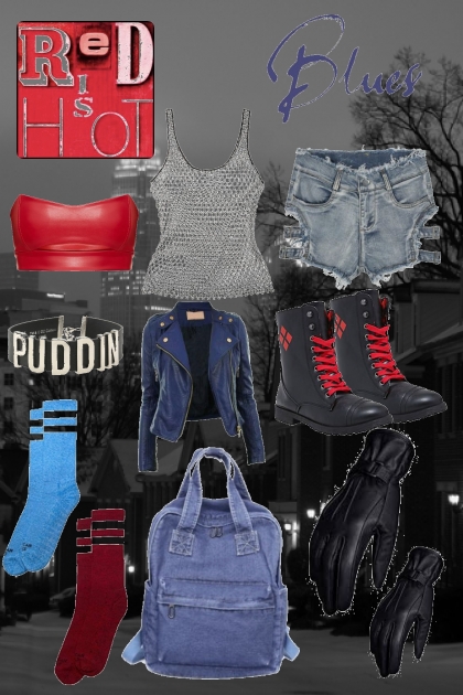 Harley Quinn- Fashion set