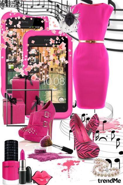pink- Combinazione di moda