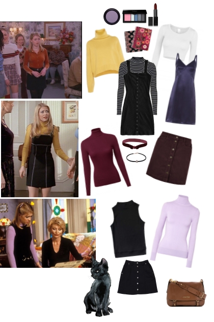 90's fashion: Sabrina- Modekombination