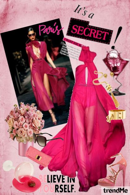 Pink Dress - Modna kombinacija