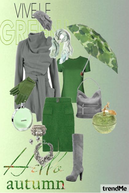 Green Autumn- Modna kombinacija