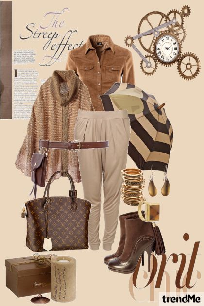 Rainy Brown- Fashion set