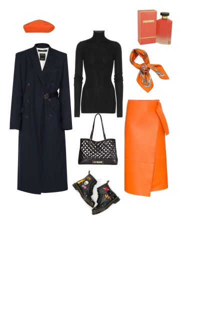 black & orange- Fashion set