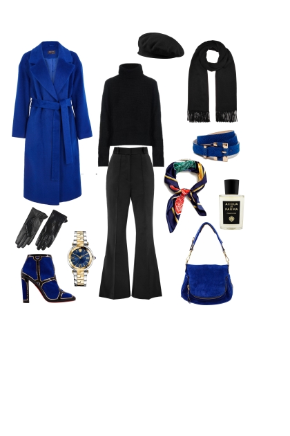black & blue- Fashion set