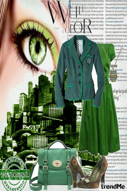 green!- Combinazione di moda