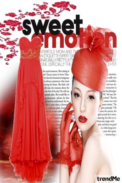 red emotion- combinação de moda