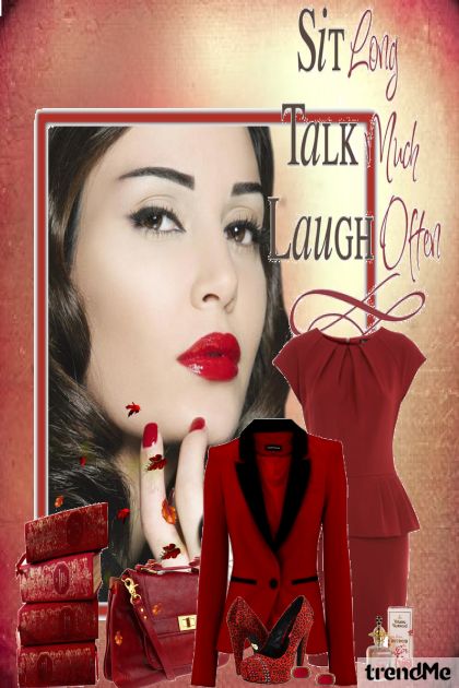 only the Red!- Fashion set