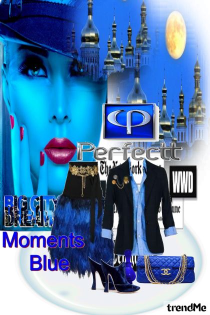 blue moments- Modna kombinacija