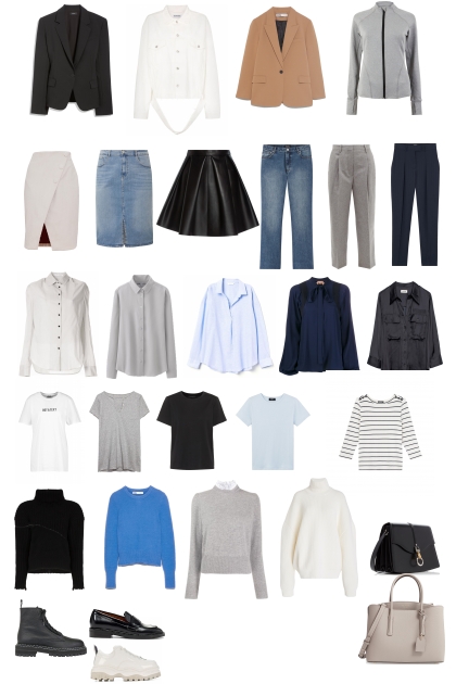 Базовый гардероб- Модное сочетание